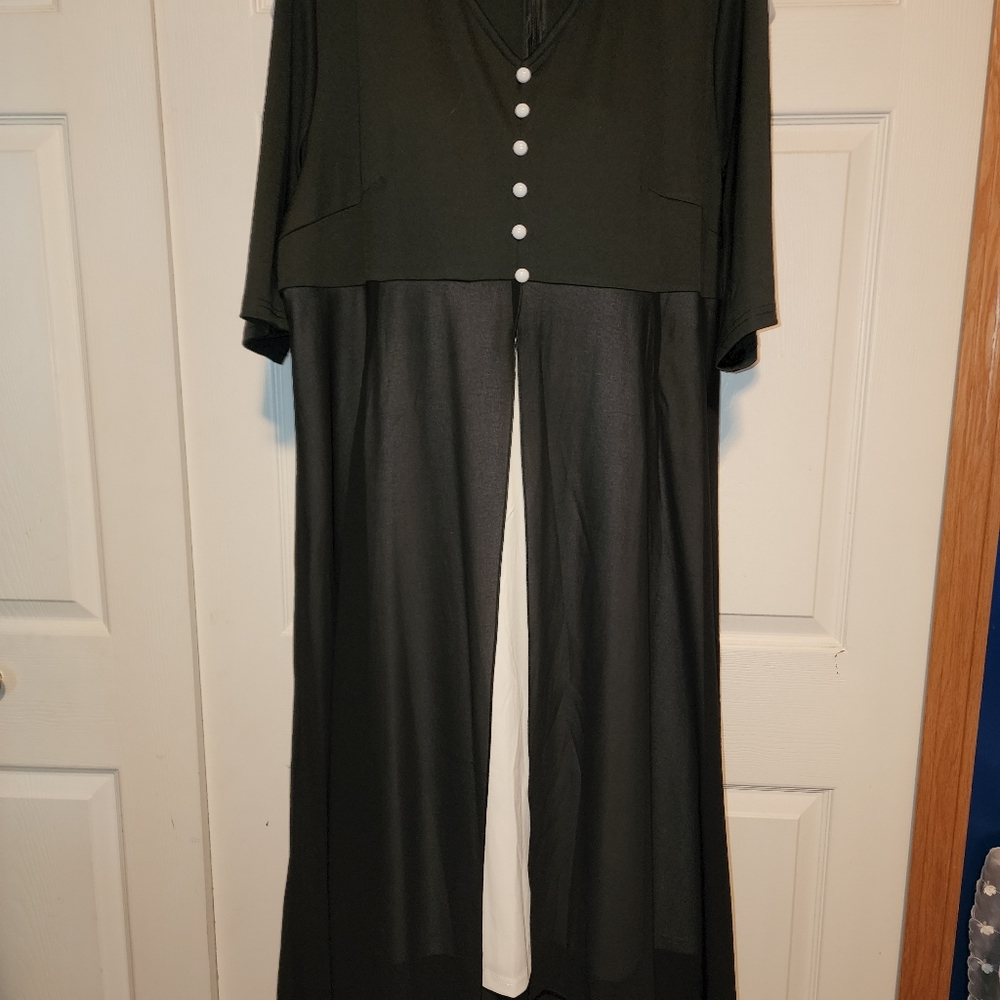 Black and white dress